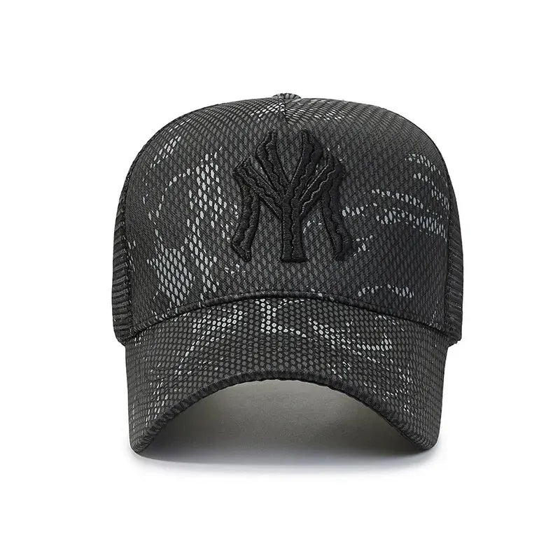 Blacked Out Camo Style Cap