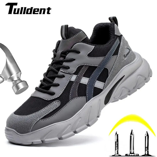 Puncture-Proof Work Sneakers Lightweight Work Shoes